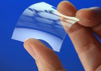 Lmina de grafeno transparente